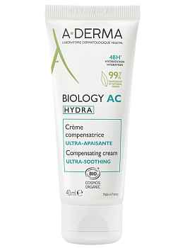A-Derma Biology AC Hydra, крем восстанавливающий баланс ослабленной кожи, 40 мл