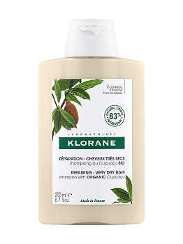 Klorane Масло купуасу, шампунь для волос восстанавливающий 200 мл