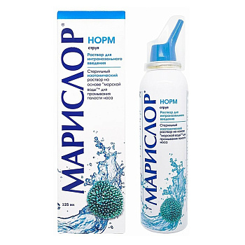 Марислор, раствор для интраназального введения Норм струя, 125 мл 