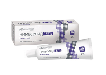 Нимесулид, гель для наружного применения 1 %, туба 30 г 