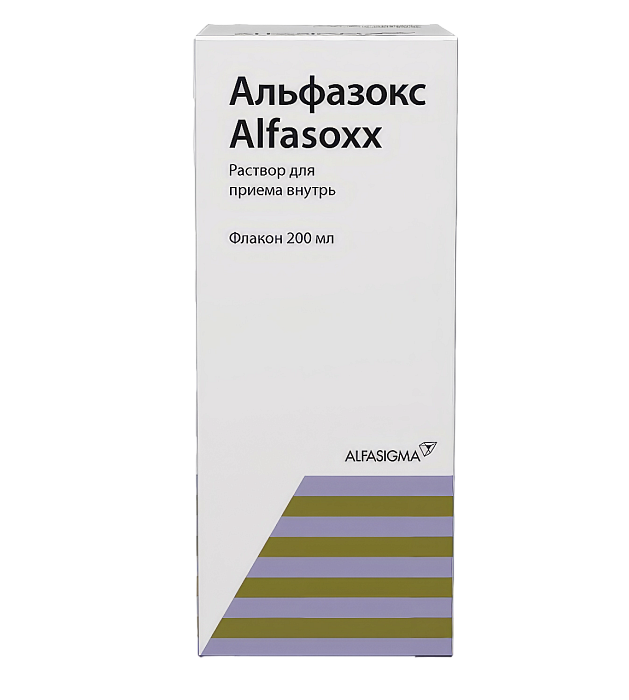 Альфазокс, раствор для приема внутрь, 200 мл 