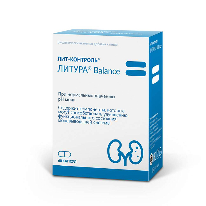 Лит-Контроль Литура Balance, капсулы 692 мг, 60 шт.