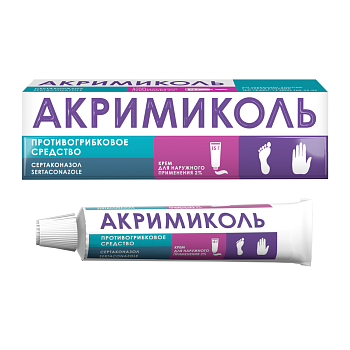 Акримиколь, крем для наружного применения 2 % 15 г, 1 шт. 