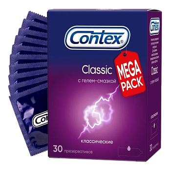 Сontex Презервативы Classic классические, 30 шт.