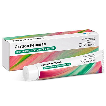 Ихтиол Реневал, мазь для наружного применения 100 мг/г, 30 г 