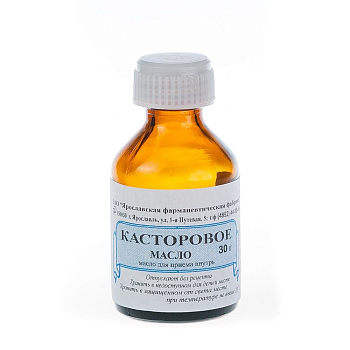 Касторовое масло для приема внутрь, 30 г 