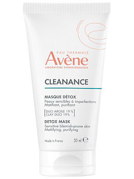 Avene Cleanance, маска-детокс для глубокого очищения, 50 мл