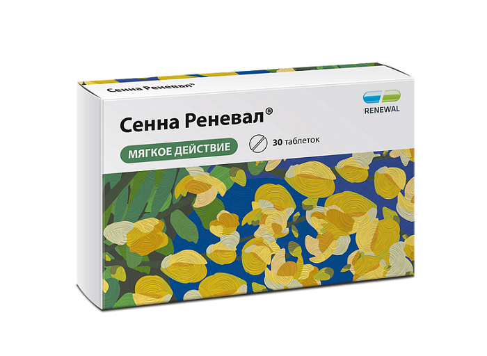 Сенна Реневал, таблетки, 30 шт.