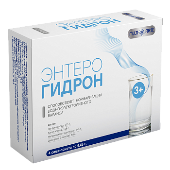 Энтерогидрон MultiForte регидратационный комплекс, порошок саше 9,45 г,  4 шт.