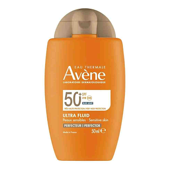 Avene (Авен) Ультралегкий солнцезащитный флюид-перфектор для лица SPF 50+ 50 мл