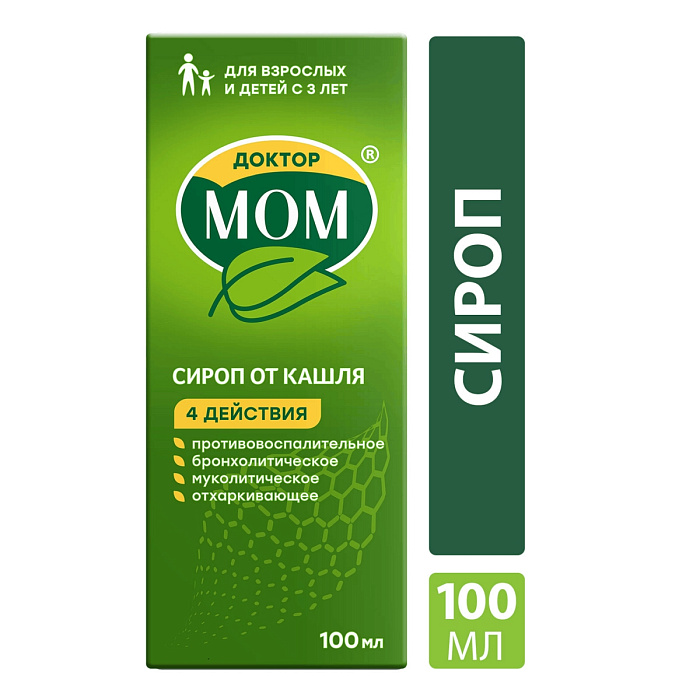 Доктор МОМ, сироп 100 мл, 1 шт. 