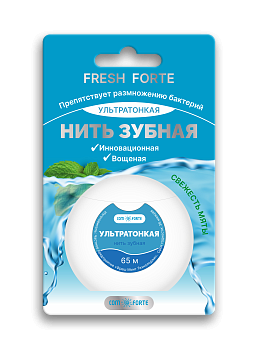 Зубная нить ComForte Ультратонкая 65 м