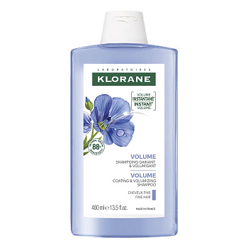 Klorane Льняное волокно шампунь для волос 400 мл