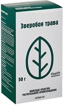 Зверобоя трава, сырье растительное измельченное, 50 г 