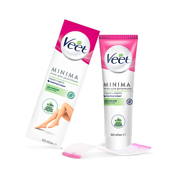 Veet MINIMA, крем для депиляции для сухой кожи, 100 мл