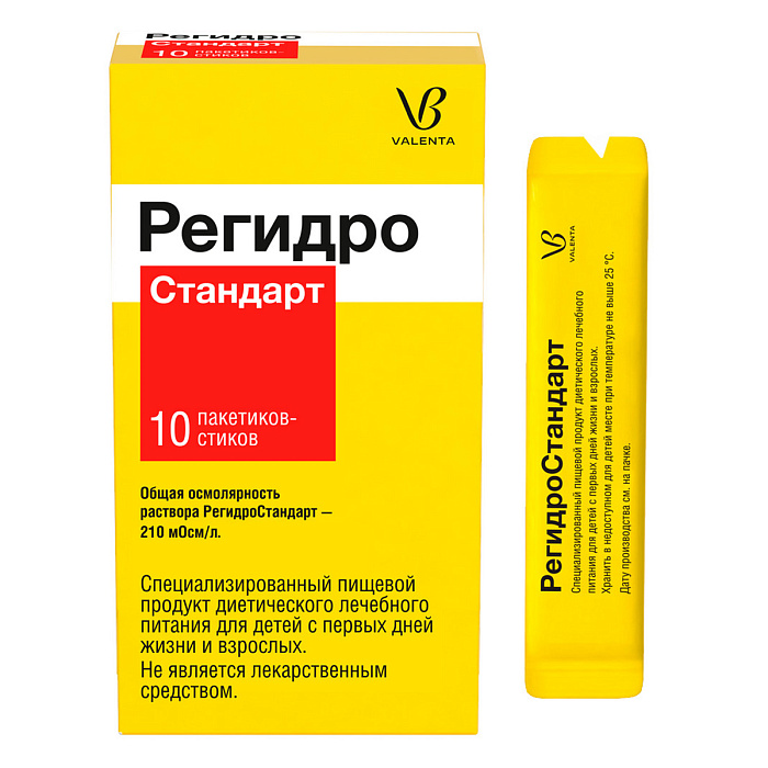 РегидроСтандарт, порошок, пакетики 4.36 г, 10 шт.