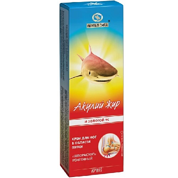 Акулий жир и Золотой ус, крем для ног при пяточной шпоре, 75 мл