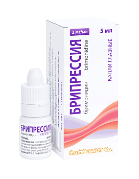 Брипрессия, капли глазные 2 мг/мл, 5 мл 