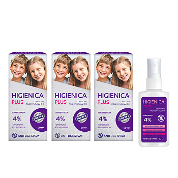 Набор 3уп Хигиеника Плюс лосьон 60мл 