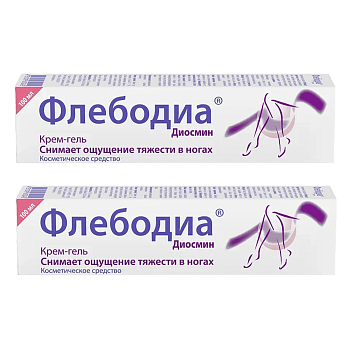 Набор 2уп Флебодиа крем-гель 100мл