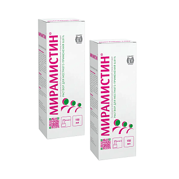 Набор 2уп Мирамистин раствор 0.01% 150мл 