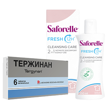 Набор Сафорель Экстра Свежесть 250мл и Тержинан 6шт