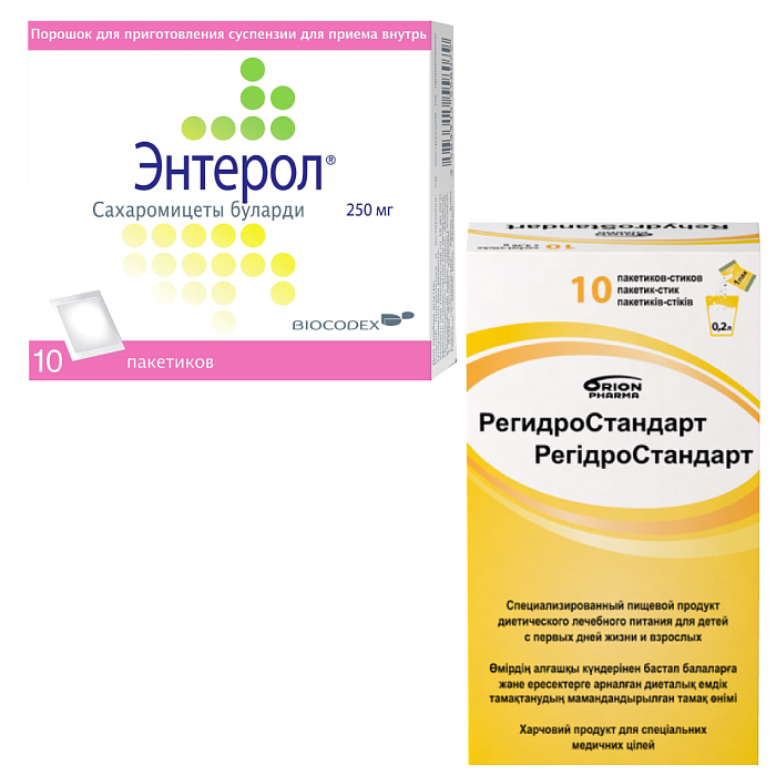 Набор Энтерол пор в пак 10шт и РегидроСтандарт 10шт