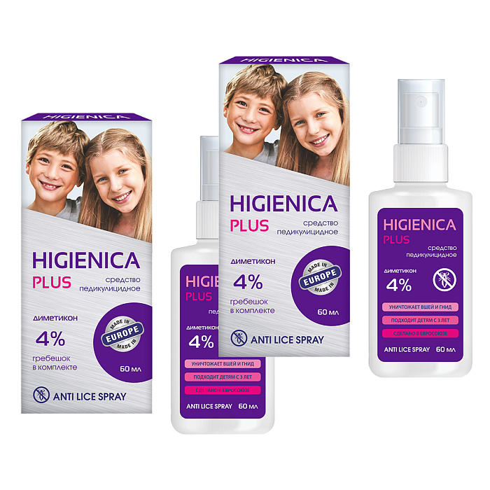 Набор 2уп Хигиеника Плюс лосьон 60мл 