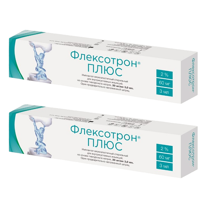 Набор 2уп Флексотрон Плюс 20мг/мл имплантат 3мл 