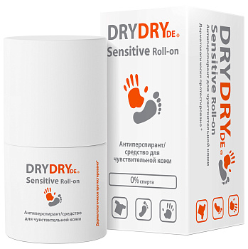 Драй Драй де Сенситив, средство от потоотделения для чувствительной кожи 50 мл, 1 шт.
