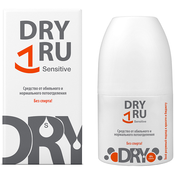 ДрайРу Sensitive, ролик, 50 мл
