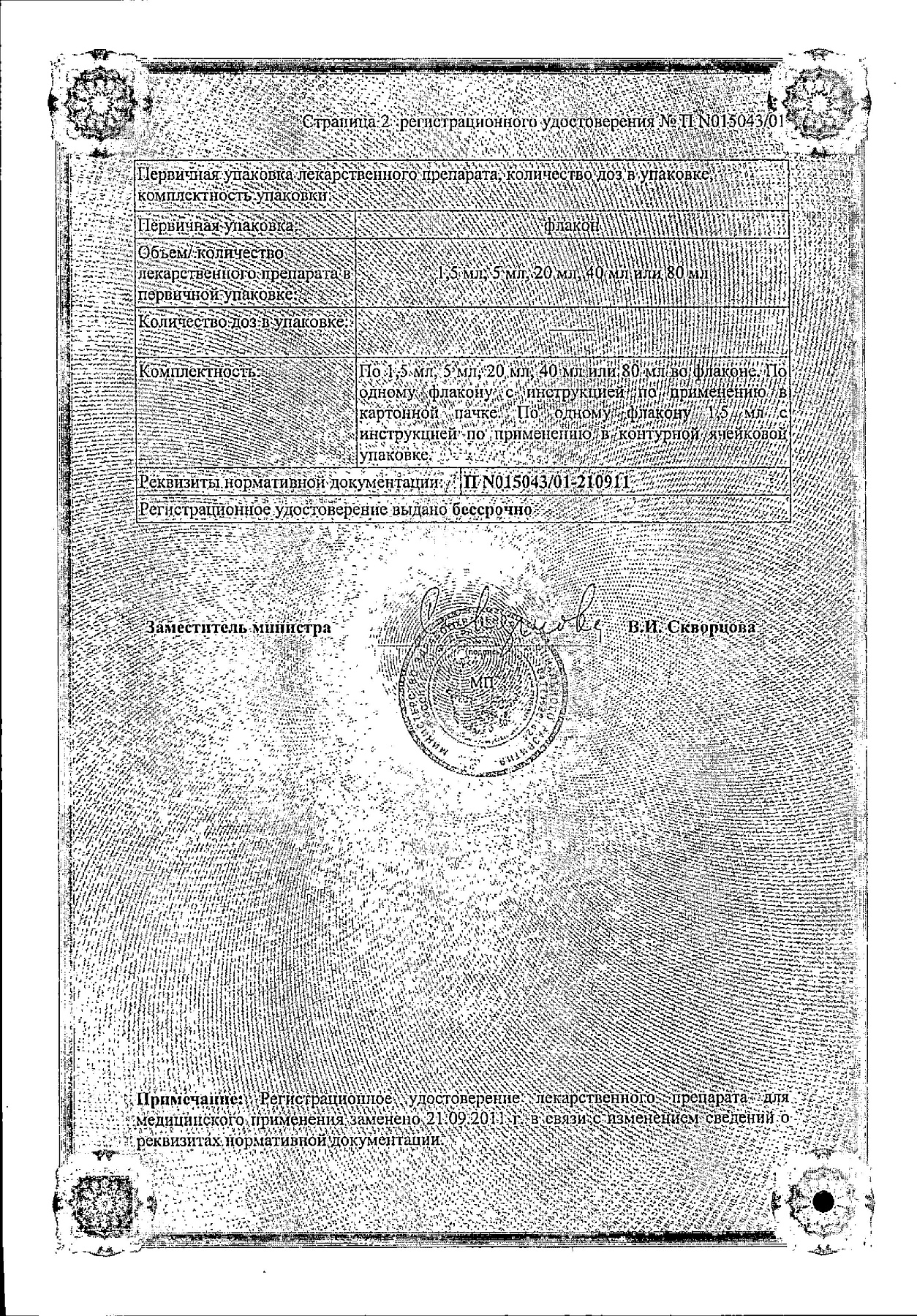 Сертификат на Кармолис, капли, 80 мл