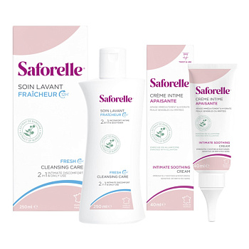 Набор Сафорель Экстра Свежесть 250мл и крем-эмолент 40мл