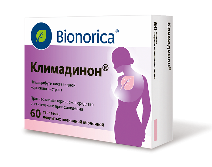Климадинон, таблетки в пленочной оболочке, 60 шт. 