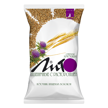 Отруби Лито пшеничные, с расторопшей и кальцием хрустящие 200 г, 1 шт.