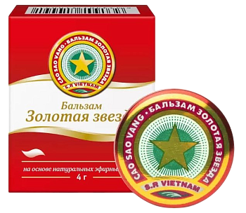Золотая звезда, бальзам, 4 г 