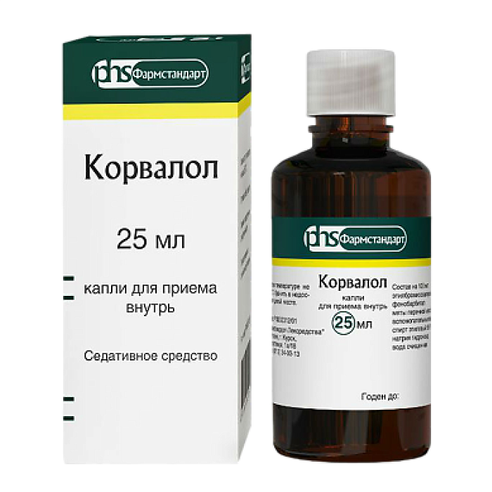 Корвалол, капли для приема внутрь 25 мл 