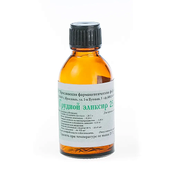 Грудной эликсир, флакон 25 мл (Ярославская фармацевтическая фабрика) 