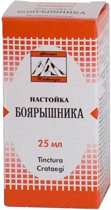 Боярышник настойка, 25 мл 