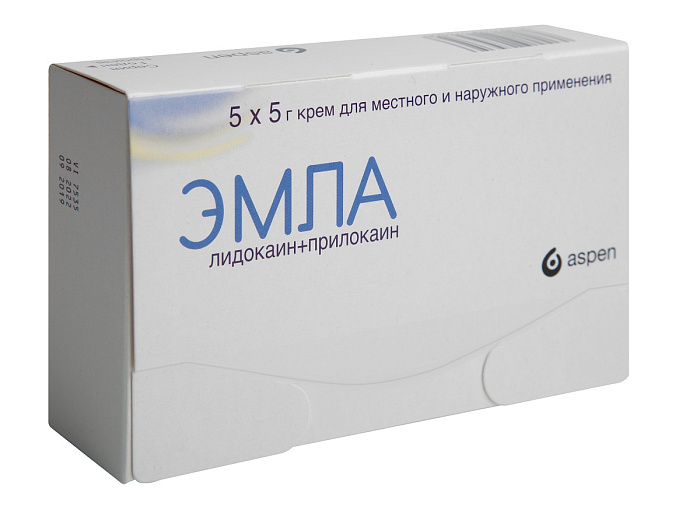 Эмла, крем, тубы 5 г, 5 шт. 