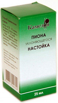 Пиона уклоняющегося настойка, 25 мл (Камелия) 