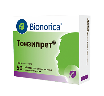 Тонзипрет, таблетки для рассасывания гомеопатические, 50 шт. 
