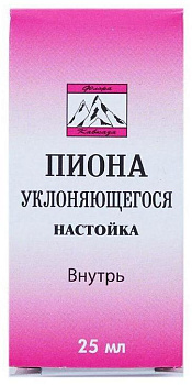 Пиона уклоняющегося настойка, 25 мл (Флора Кавказа) 