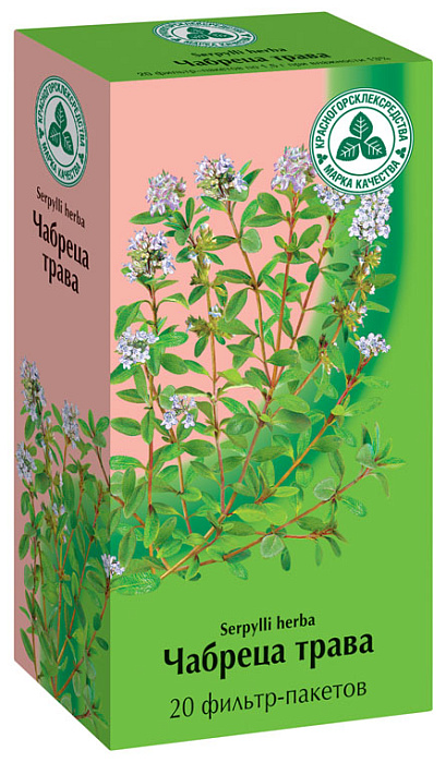 Чабреца трава, пакетики 1,5 г, 20 шт. 