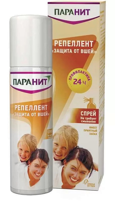 Паранит Репелент «Защита от вшей», спрей, 100 мл 