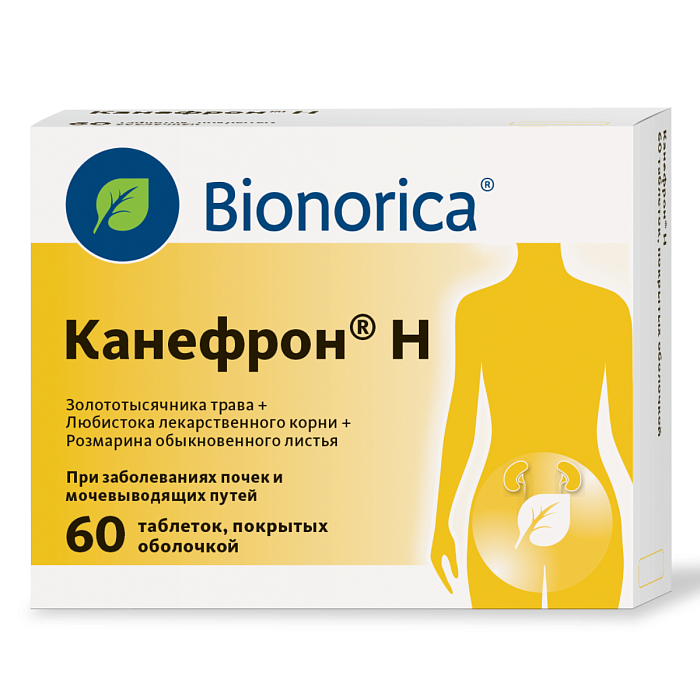 Канефрон Н, таблетки покрыт. плен. об., 60 шт. 