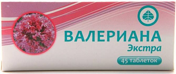 Валериана Экстра «Биокор», таблетки, 45 шт. 