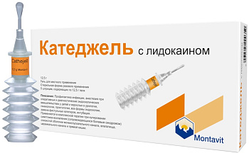 Катеджель с лидокаином, гель 12.5 г, 5 шт. 