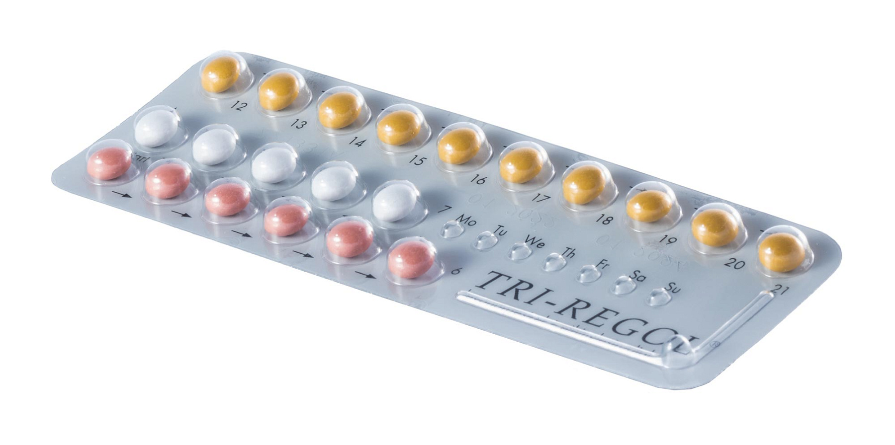 Упаковка препарата Три-регол, таблетки покрыт. плен. об., 21 шт.