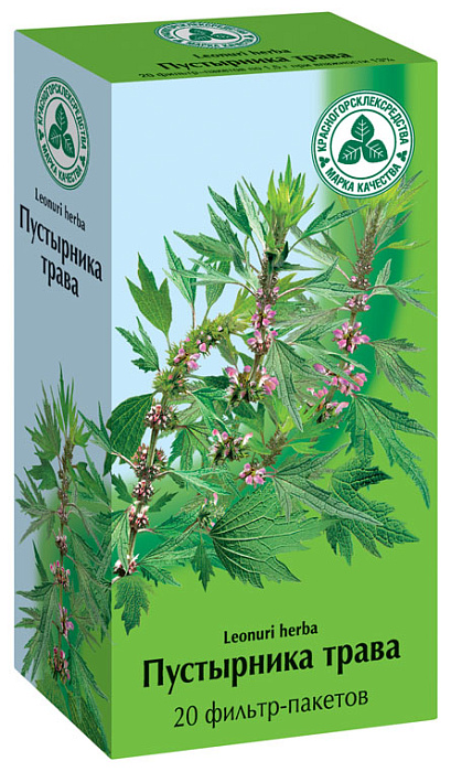 Пустырника трава, пакетики 1,5 г, 20 шт. 